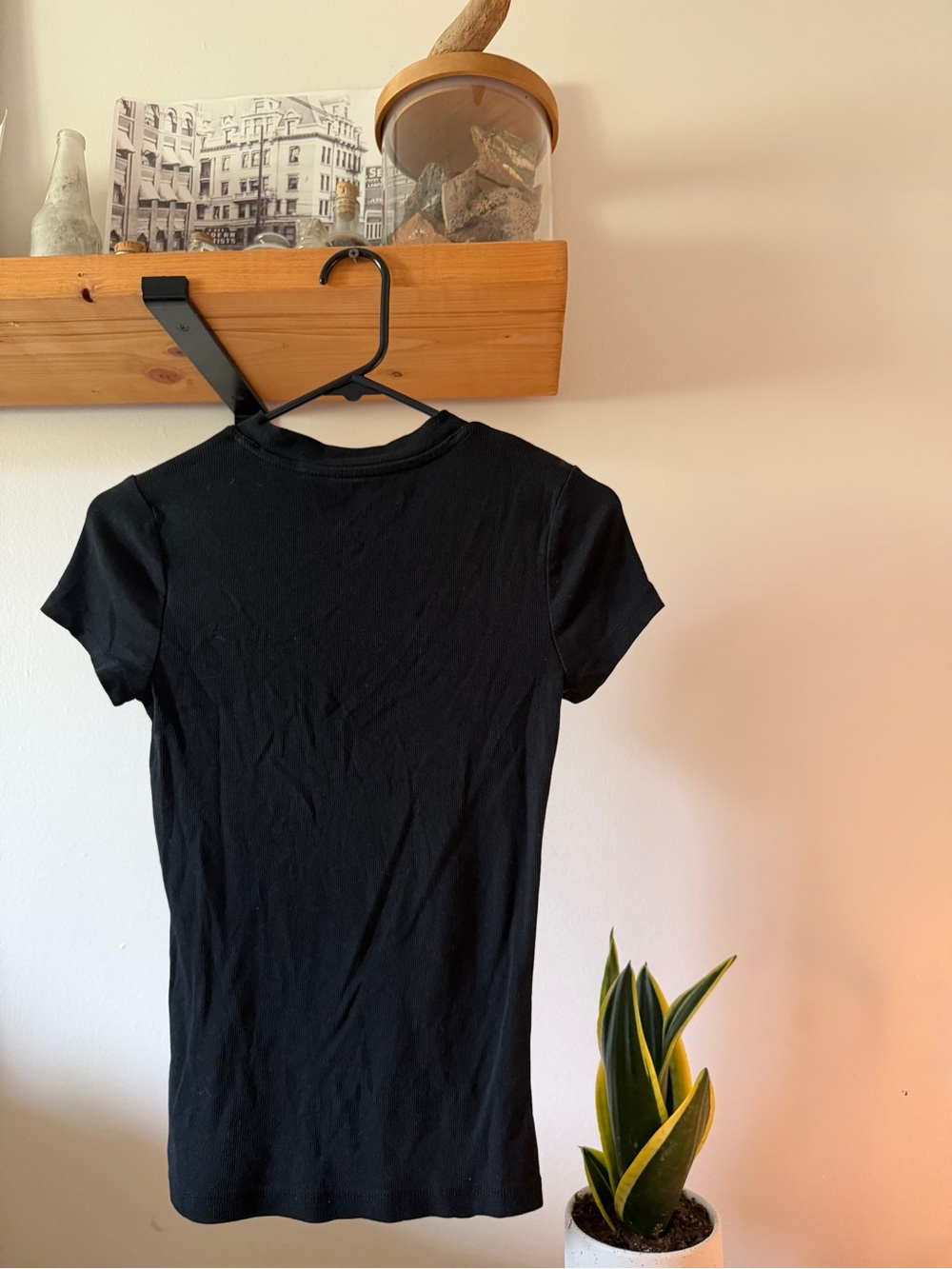 a new day Black Short Sleeve Tee